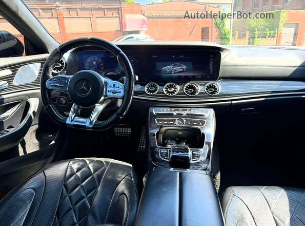 WDD2J6BB3KA027624 2019 MERCEDES-BENZ CLS-CLASS Черный Вид салона спереди