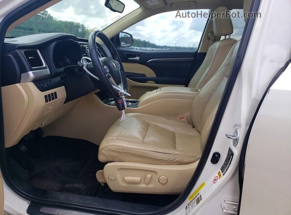 5TDYKRFH4GS136962 2016 TOYOTA HIGHLANDER White 