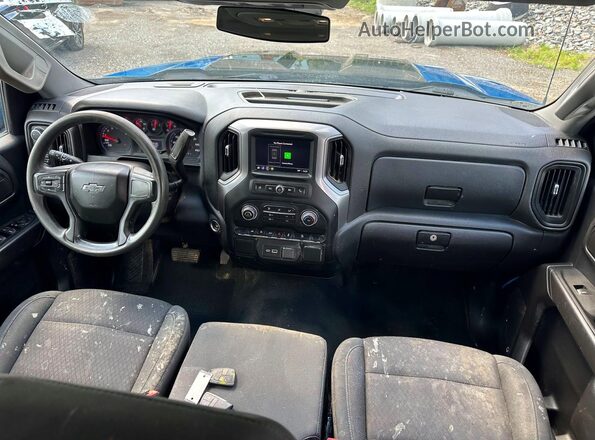 3GCPDCED2NG517352 2022 CHEVROLET SILVERADO Blue უკანა ხედი