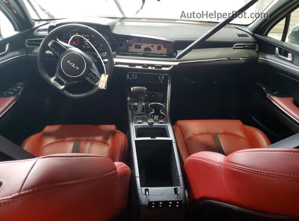 5XXG64J22PG205915 2023 KIA K5 White Вид щитка приладів