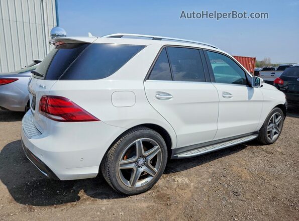 4JGDA2EB4GA767550 2016 MERCEDES-BENZ GLE Белый Задняя правая четверть