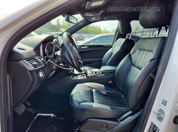 4JGDA2EB4GA767550 2016 MERCEDES-BENZ GLE Белый Вид салона спереди