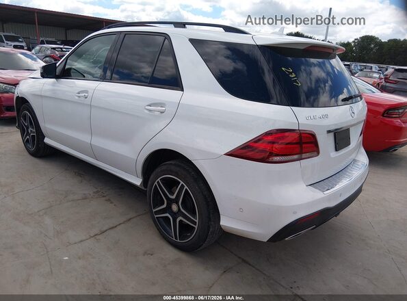 4JGDA5GB0GA752817 2016 MERCEDES-BENZ GLE 400 White Tył lewy