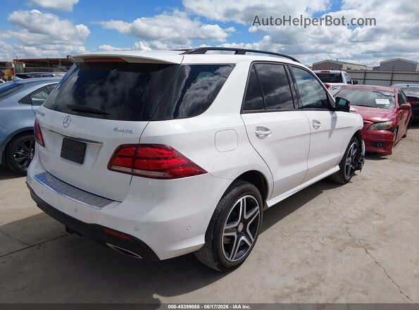 4JGDA5GB0GA752817 2016 MERCEDES-BENZ GLE 400 White Tył prawy