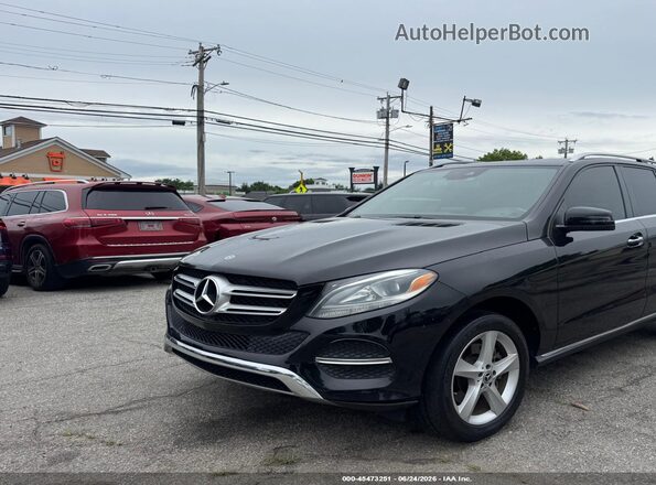 4JGDA5GB8KB204597 2019 MERCEDES-BENZ GLE 400 Черный Передняя левая четверть
