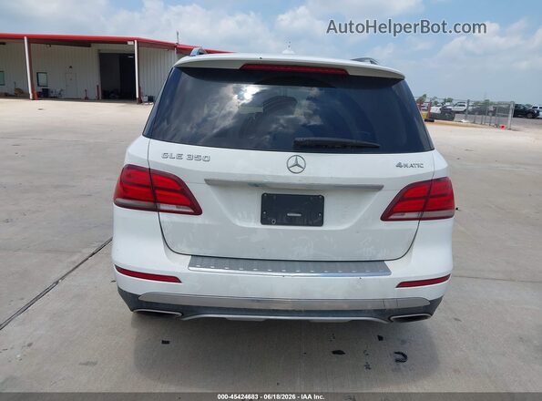 4JGDA5HB0GA631607 2016 MERCEDES-BENZ GLE 350 White 