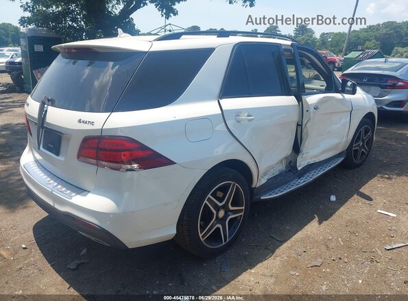 4JGDA5HB0GA685876 2016 MERCEDES-BENZ GLE 350 White Задня права чверть