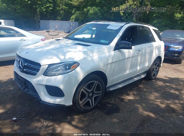 4JGDA5HB0GA685876 2016 MERCEDES-BENZ GLE 350 White Передня ліва чверть