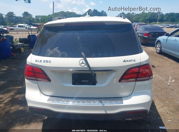 4JGDA5HB0GA685876 2016 MERCEDES-BENZ GLE 350 White 