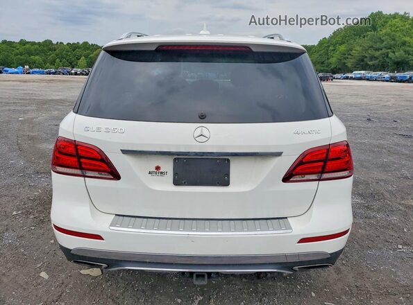 4JGDA5HB0GA700506 2016 MERCEDES-BENZ GLE Белый Вид сзади