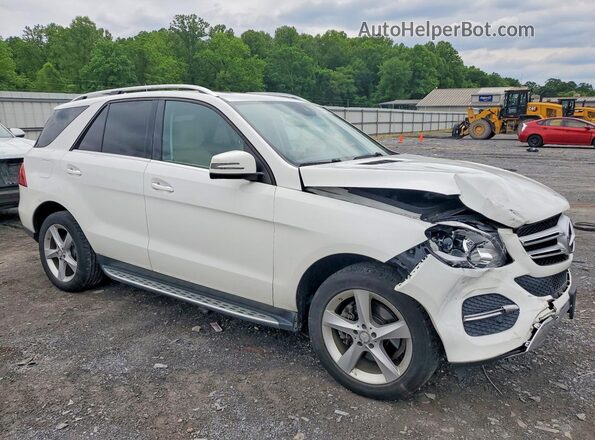 4JGDA5HB0GA700506 2016 MERCEDES-BENZ GLE Белый Передняя правая четверть