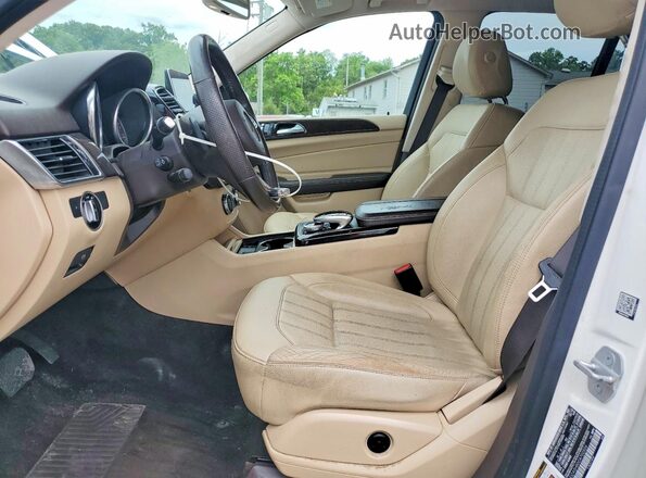 4JGDA5HB0GA700506 2016 MERCEDES-BENZ GLE Белый Вид салона спереди