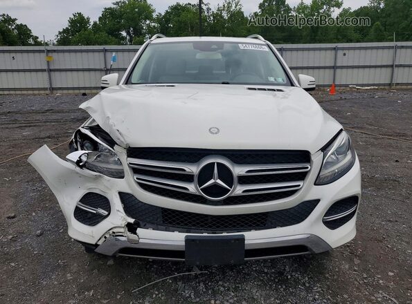 4JGDA5HB0GA700506 2016 MERCEDES-BENZ GLE Белый Вид спереди