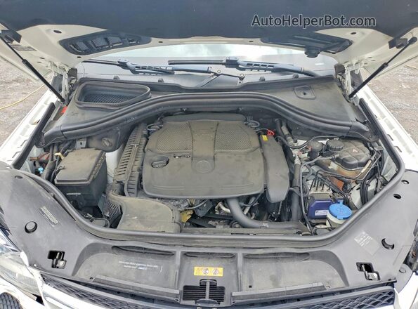 4JGDA5HB0GA700506 2016 MERCEDES-BENZ GLE Белый Вид подкапотного пространства