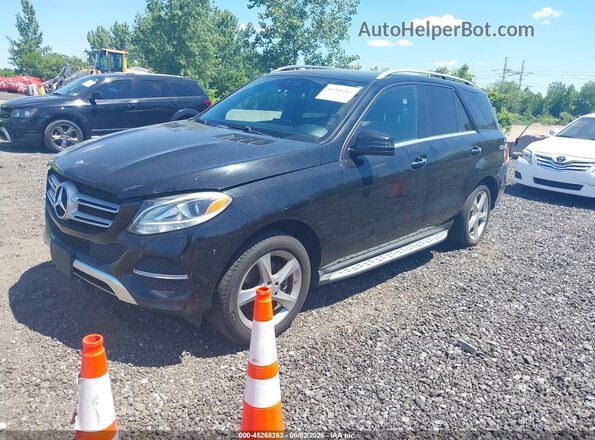 4JGDA5HB0GA700828 2016 MERCEDES-BENZ GLE 350 Black Front left