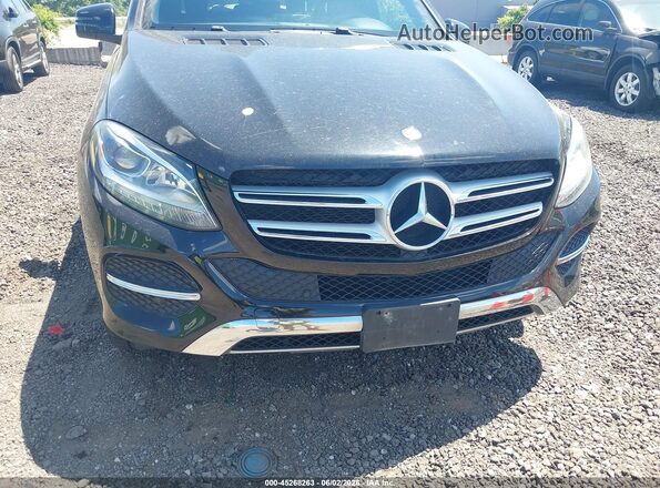 4JGDA5HB0GA700828 2016 MERCEDES-BENZ GLE 350 Black Front view