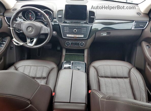 4JGDA5HB0GA775707 2016 MERCEDES-BENZ GLE White Առջևի վահանակի տեսք