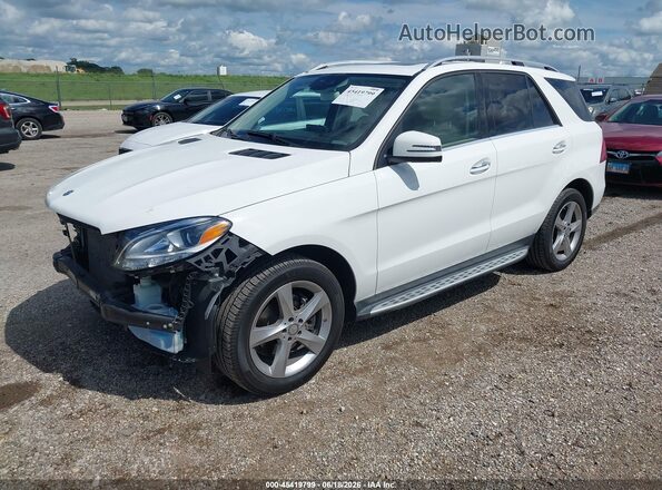 4JGDA5HB0HA831338 2017 MERCEDES-BENZ GLE 350 White Przód lewy