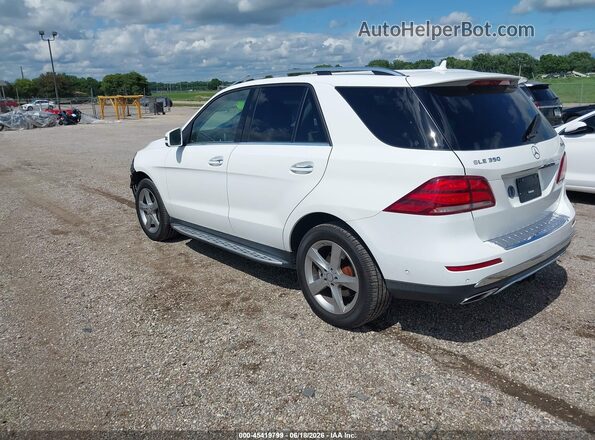4JGDA5HB0HA831338 2017 MERCEDES-BENZ GLE 350 White Tył lewy