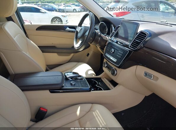 4JGDA5HB0HA831338 2017 MERCEDES-BENZ GLE 350 White Widok wnętrza z przodu