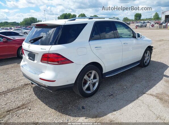 4JGDA5HB0HA831338 2017 MERCEDES-BENZ GLE 350 White Tył prawy