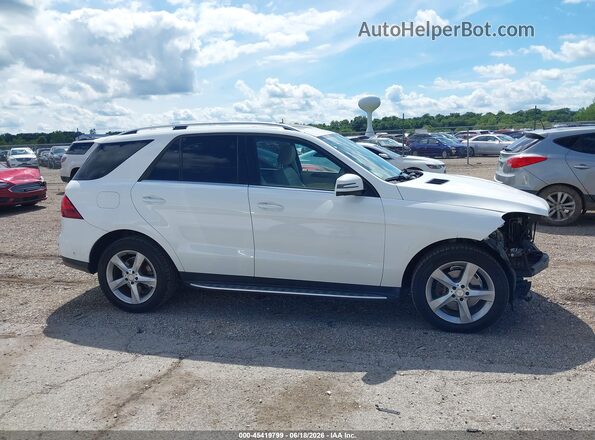 4JGDA5HB0HA831338 2017 MERCEDES-BENZ GLE 350 White Widok wnętrza z tyłu