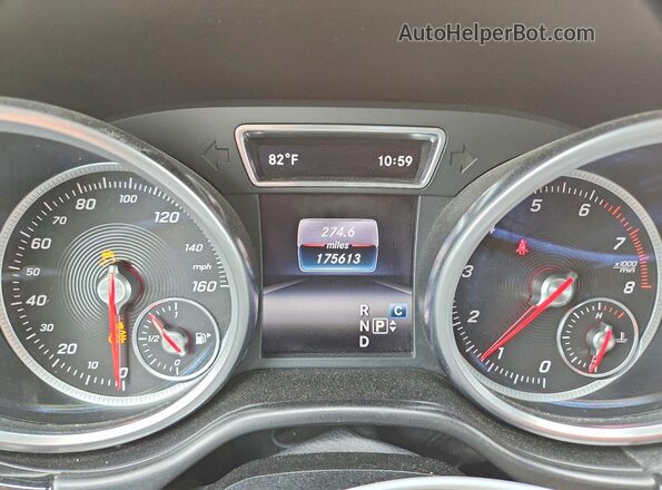 4JGDA5HB0HA931620 2017 MERCEDES-BENZ GLE Black Սարքավորումների վահանակի տեսք