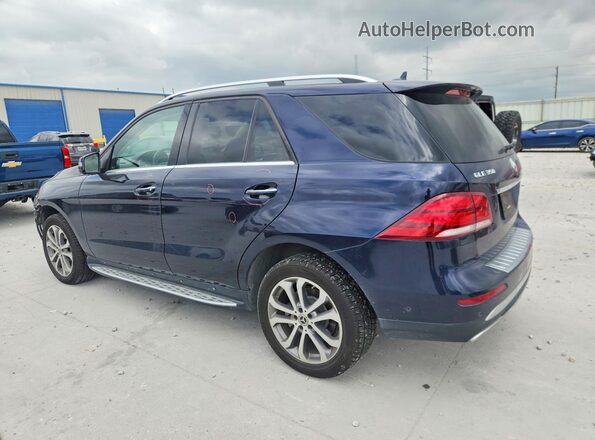 4JGDA5HB0HA932671 2017 MERCEDES-BENZ GLE Синий Задняя левая четверть