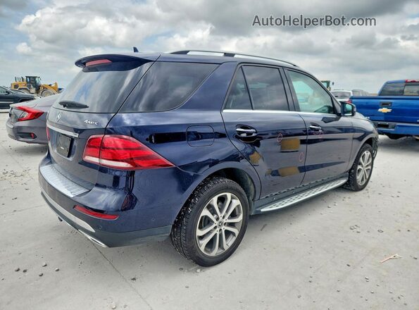 4JGDA5HB0HA932671 2017 MERCEDES-BENZ GLE Синий Задняя правая четверть