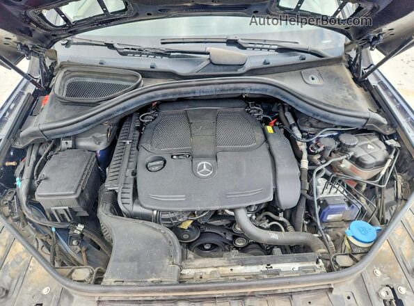 4JGDA5HB0HA932671 2017 MERCEDES-BENZ GLE Синий Вид подкапотного пространства