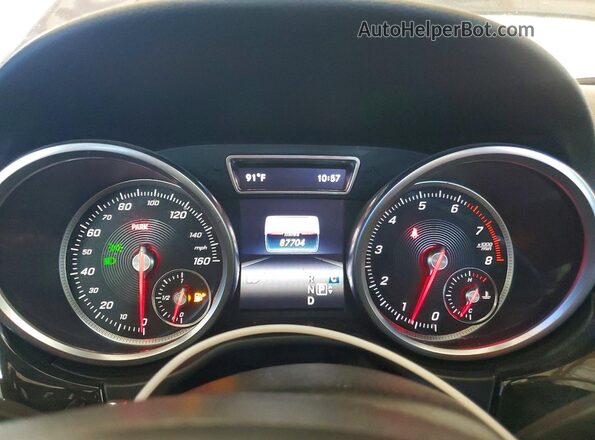 4JGDA5HB0HA983426 2017 MERCEDES-BENZ GLE Черный Вид щитка приборов