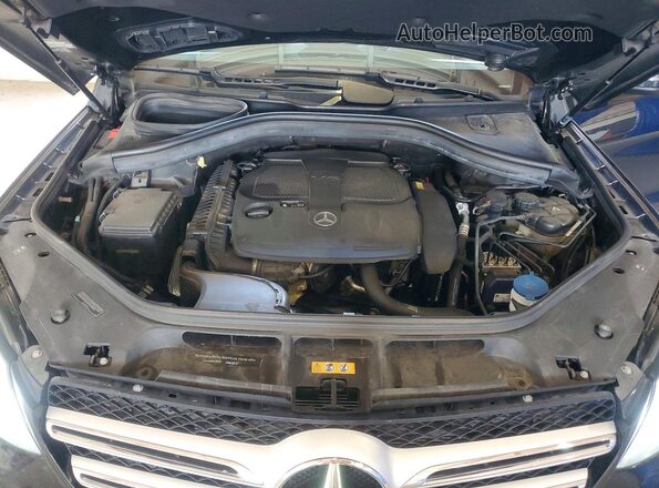 4JGDA5HB0HA983426 2017 MERCEDES-BENZ GLE Черный Вид подкапотного пространства