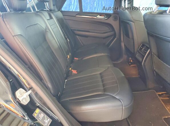 4JGDA5HB0HA983426 2017 MERCEDES-BENZ GLE Черный Вид задней части салона