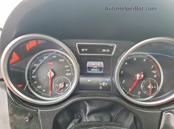 4JGDA5HB0HA989484 2017 MERCEDES-BENZ GLE White Vista del cuadro de instrumentos