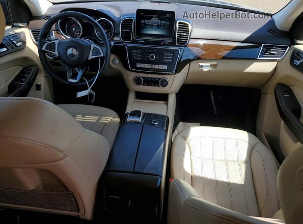 4JGDA5HB0HA991106 2017 MERCEDES-BENZ GLE Blue Вид панелі приладів