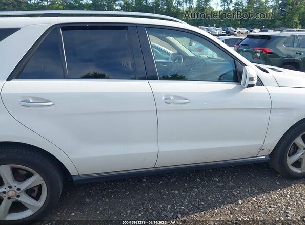 4JGDA5HB1GA621281 2016 MERCEDES-BENZ GLE 350 Белый Вид задней части салона