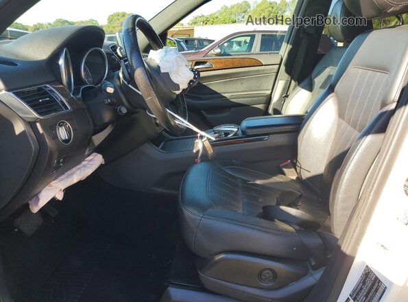 4JGDA5HB1GA642826 2016 MERCEDES-BENZ GLE White Widok wnętrza z przodu