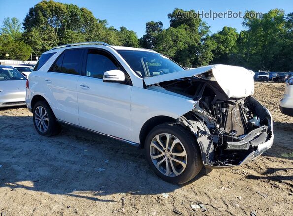 4JGDA5HB1GA642826 2016 MERCEDES-BENZ GLE White Przód prawy