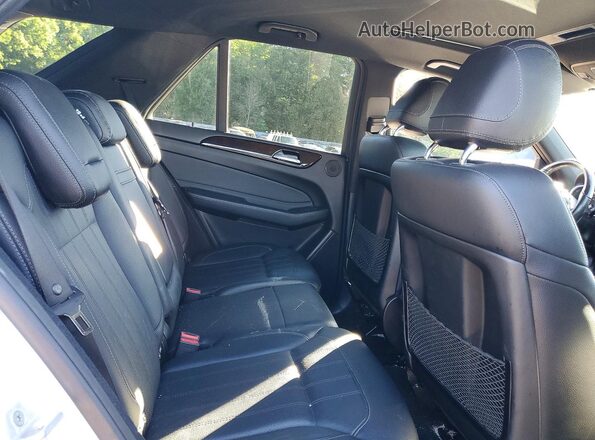 4JGDA5HB1GA642826 2016 MERCEDES-BENZ GLE White Widok wnętrza z tyłu