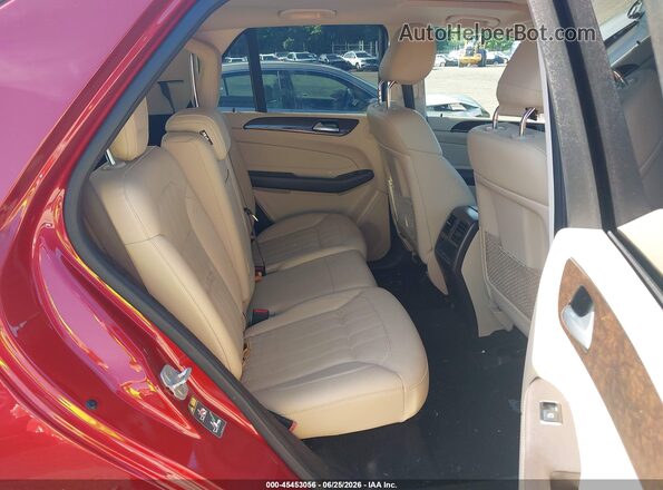 4JGDA5HB1GA755630 2016 MERCEDES-BENZ GLE 350 Red Вид наклейки з VIN-кодом