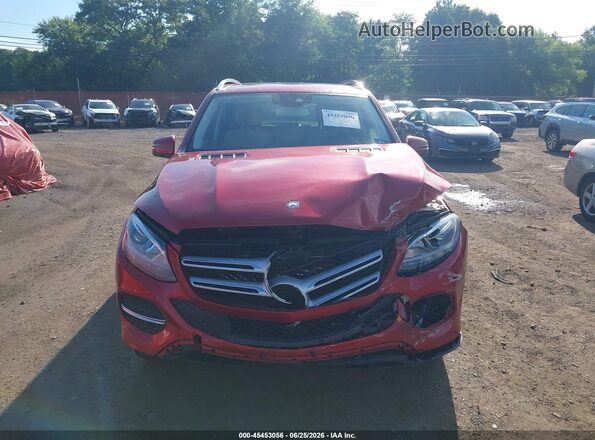 4JGDA5HB1GA755630 2016 MERCEDES-BENZ GLE 350 Red Вид щитка приладів