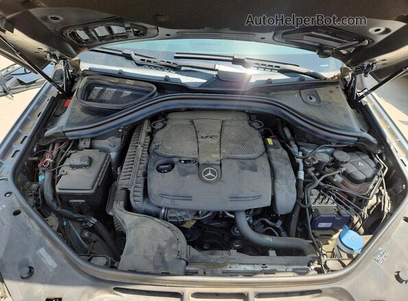 4JGDA5HB1HA843983 2017 MERCEDES-BENZ GLE Gray Вид підкапотного простору