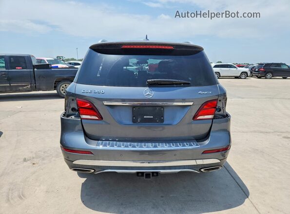 4JGDA5HB1HA843983 2017 MERCEDES-BENZ GLE Gray Вид ззаду