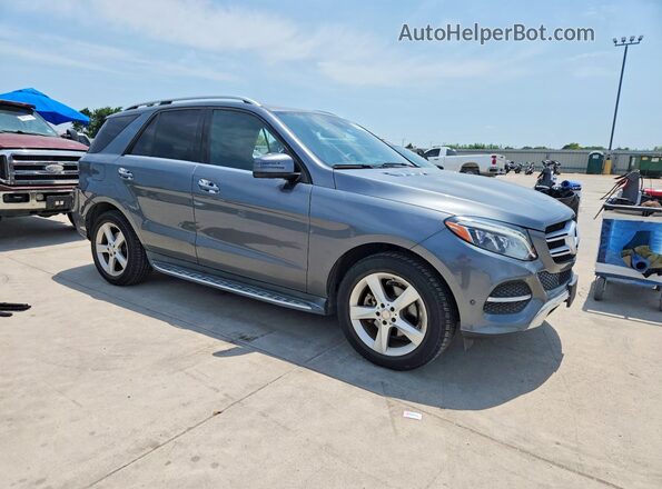 4JGDA5HB1HA843983 2017 MERCEDES-BENZ GLE Gray Передня права чверть