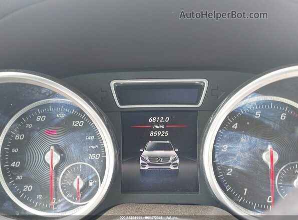 4JGDA5HB1HA980034 2017 MERCEDES-BENZ GLE 350 Белый Вид задних сидений