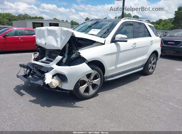 4JGDA5HB1HA980034 2017 MERCEDES-BENZ GLE 350 Белый Передняя левая четверть