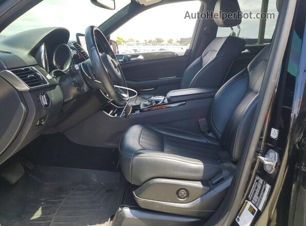 4JGDA5HB1JB073641 2018 MERCEDES-BENZ GLE Black Вид салону спереду