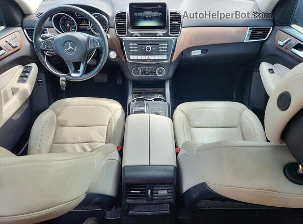 4JGDA5HB2GA710194 2016 MERCEDES-BENZ GLE Gray Widok deski rozdzielczej