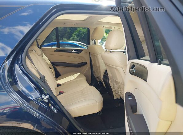 4JGDA5HB2GA746189 2016 MERCEDES-BENZ GLE 350 Blue VIN կոդի պիտակի տեսք
