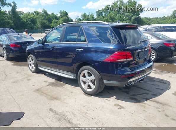 4JGDA5HB2GA746189 2016 MERCEDES-BENZ GLE 350 Blue Հետևի ձախ